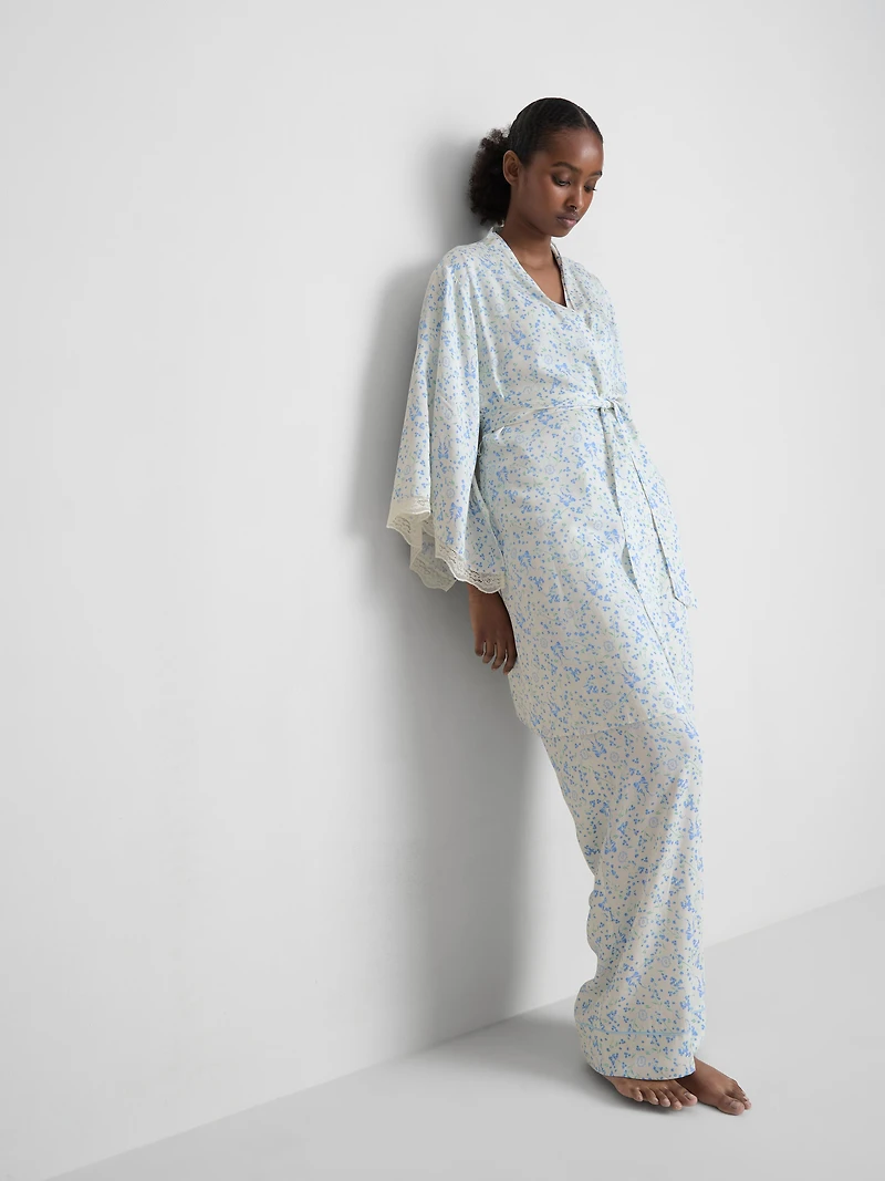 Bridgerton Floral Midi Robe