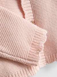 0-18mths | Scallop-Trim Newborn Cardigan