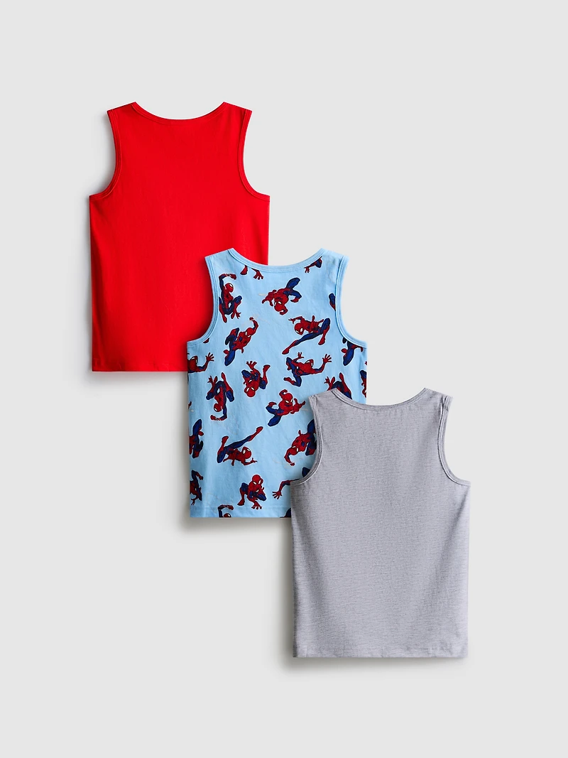 1.5-10yrs | 3pk MARVEL Spider-Man Tanks