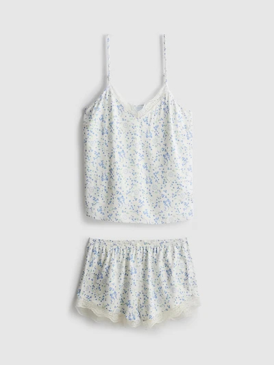 Bridgerton Floral Lace Cami Pajamas