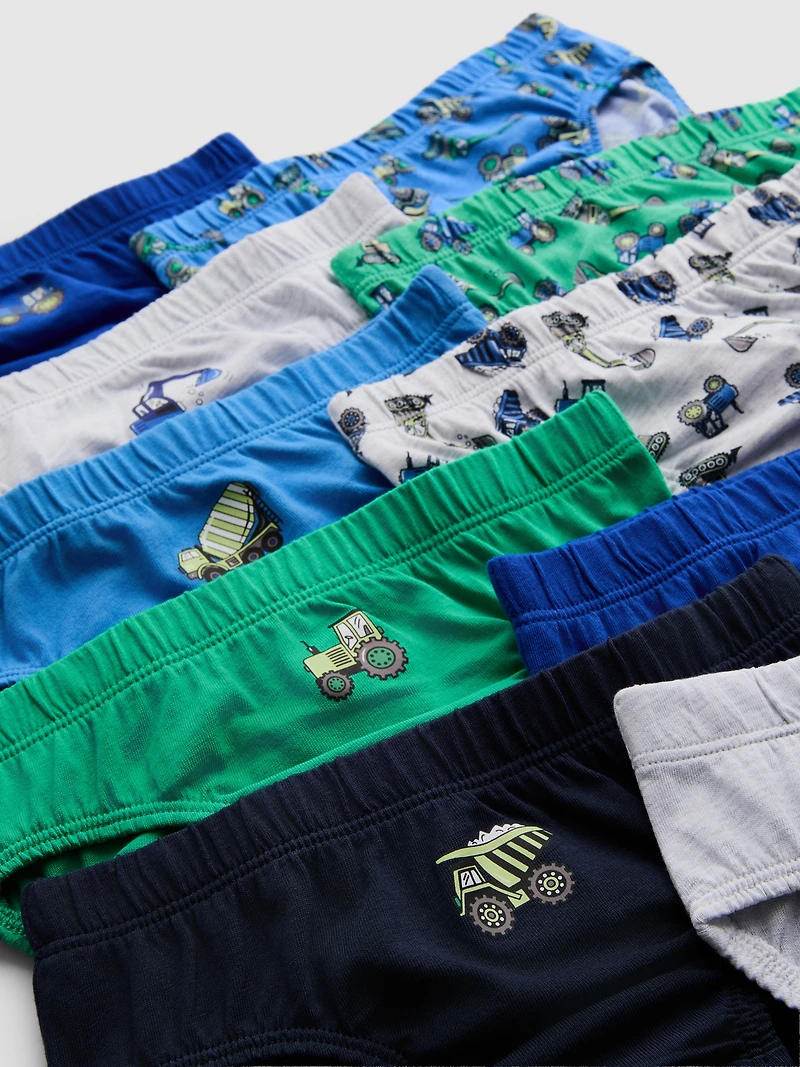 1.5-8yrs | 10pk Digger Graphic Briefs