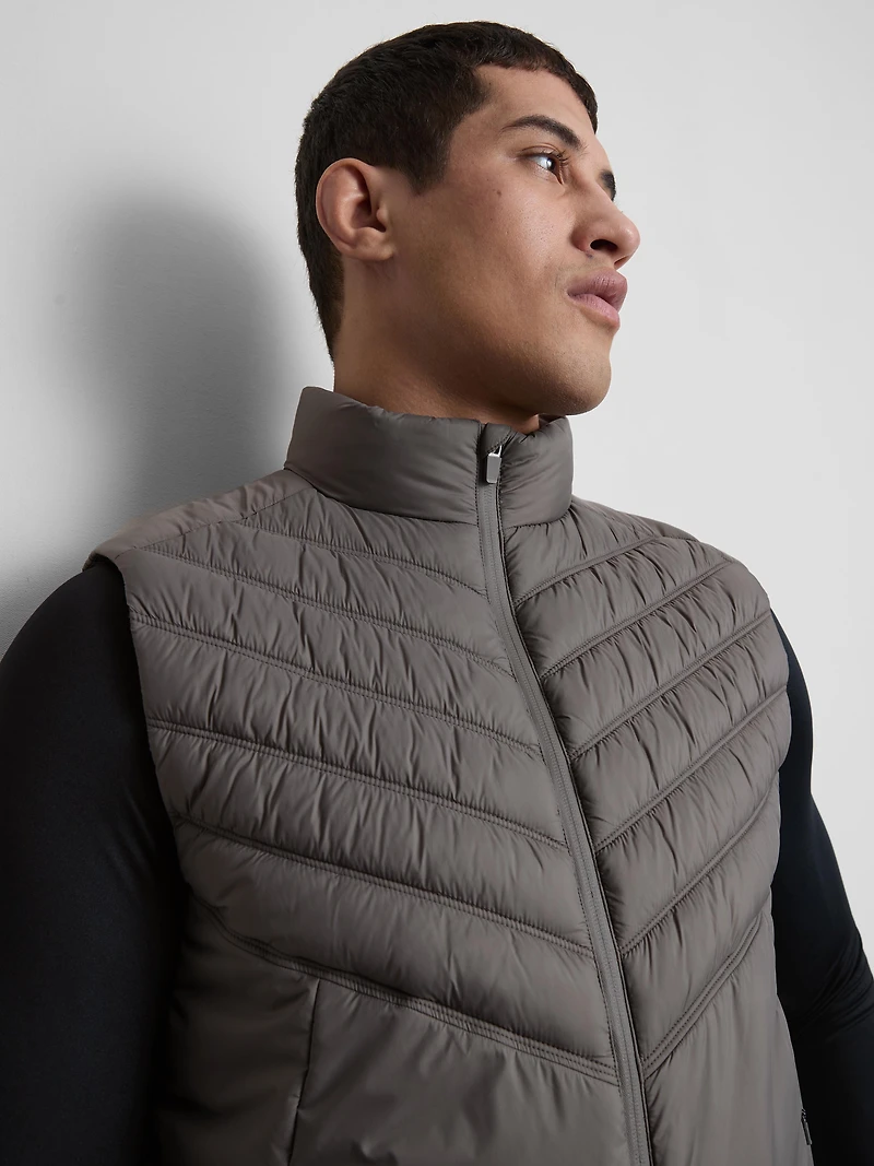 Active Quilted Sleeveless Jacket