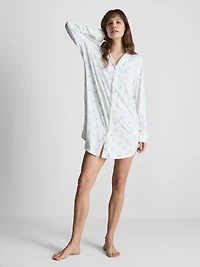 Relaxed Printed Boyfriend Nightshirt