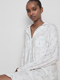 Relaxed Printed Boyfriend Nightshirt
