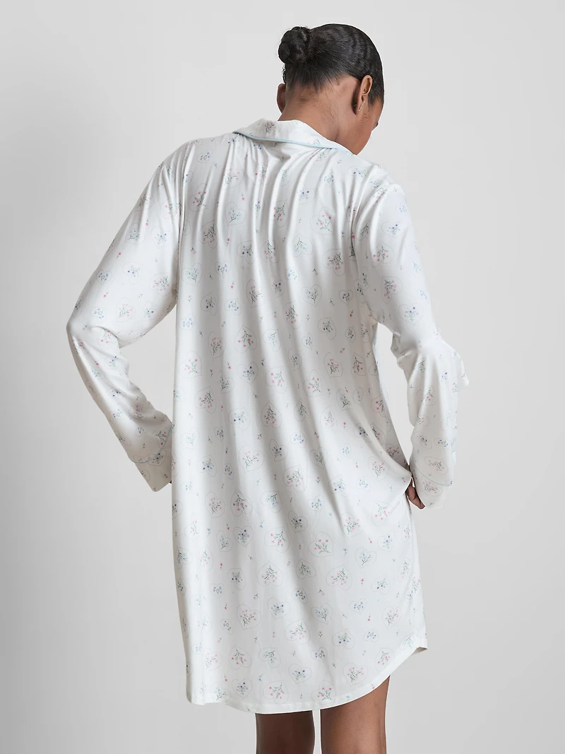 Relaxed Printed Boyfriend Nightshirt