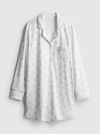 Relaxed Printed Boyfriend Nightshirt