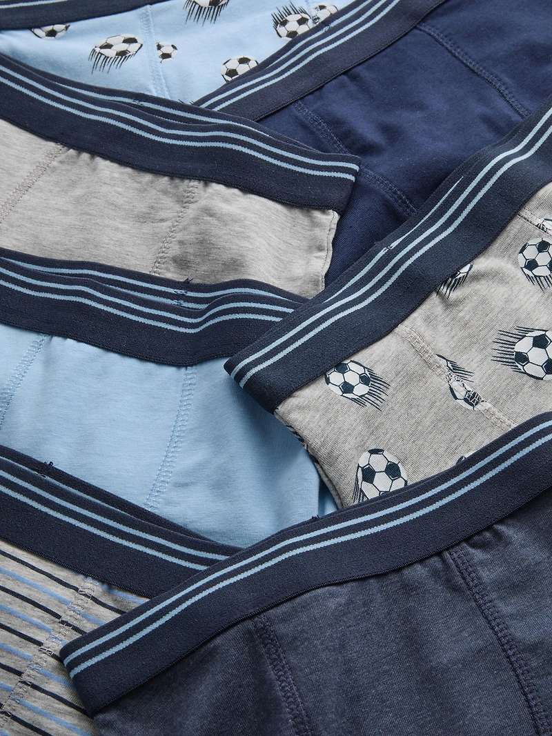 2-15yrs | 7pk Soccer Graphic Trunks