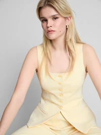 Lila Scoop Neck Waistcoat