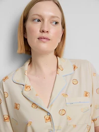 Breakfast Print Shorty Pajamas