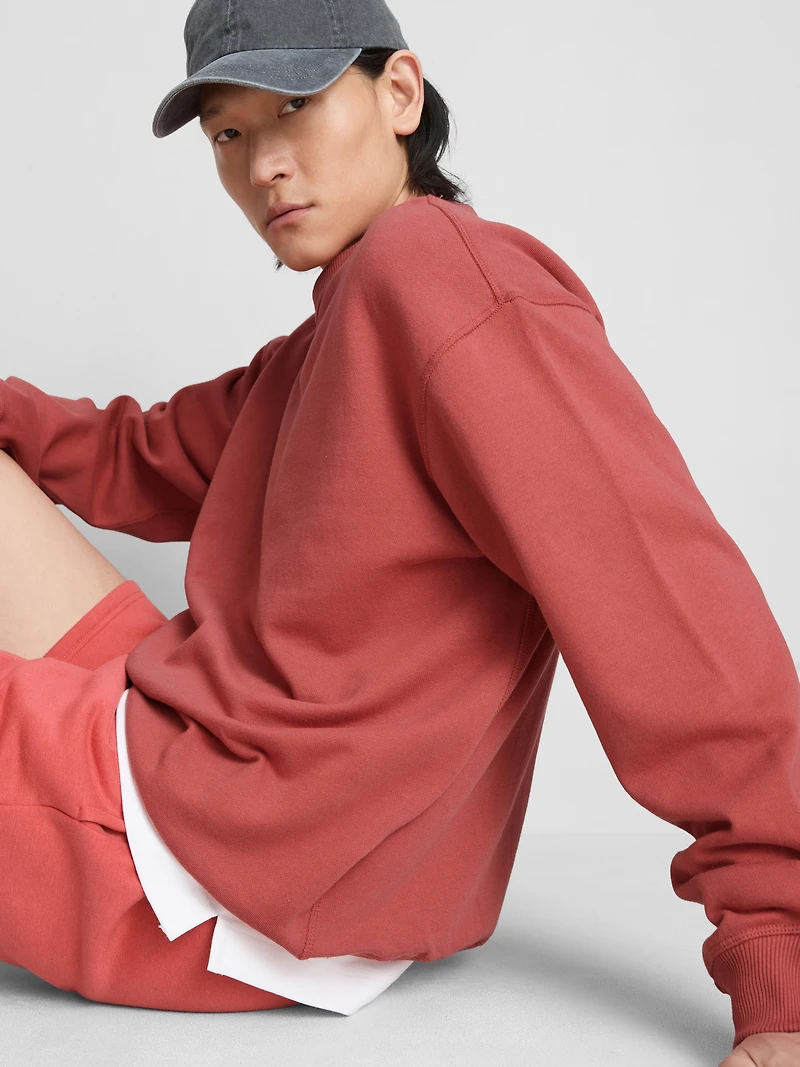 Oversized Crew Neck Sweatshirt