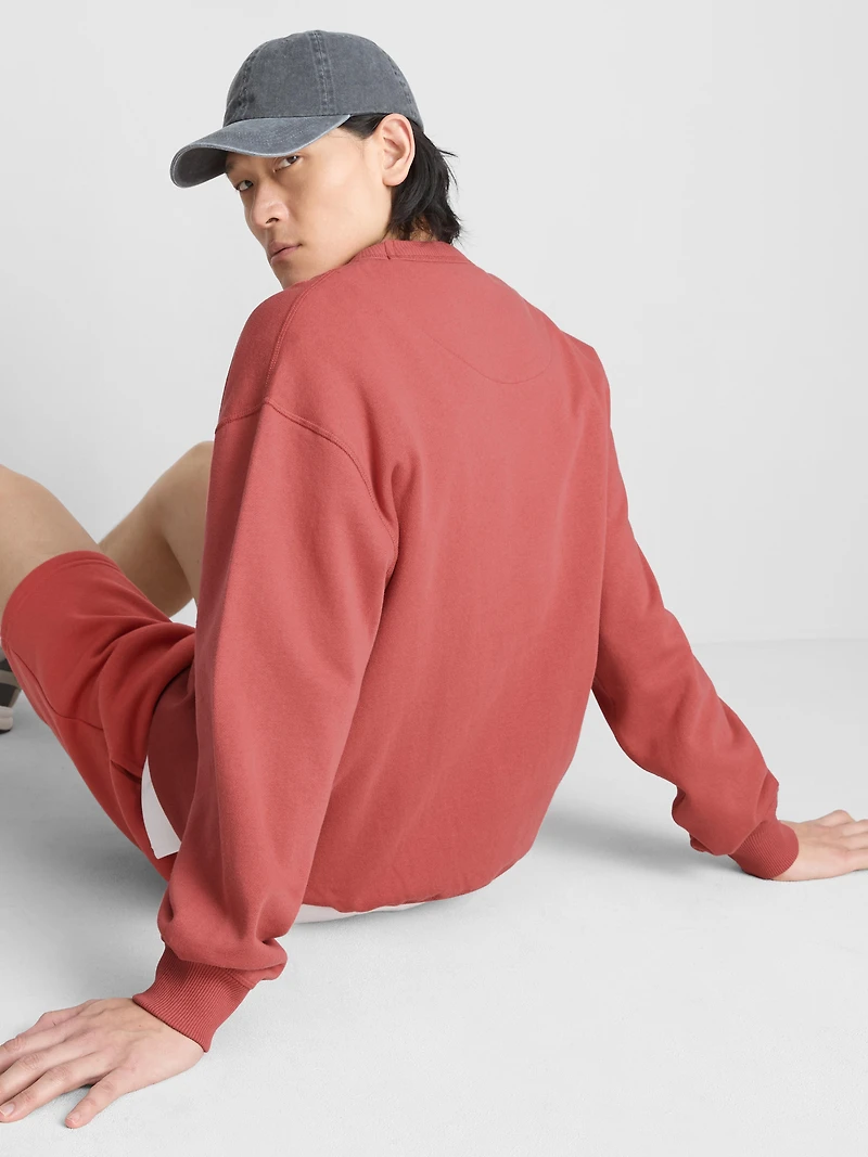 Oversized Crew Neck Sweatshirt