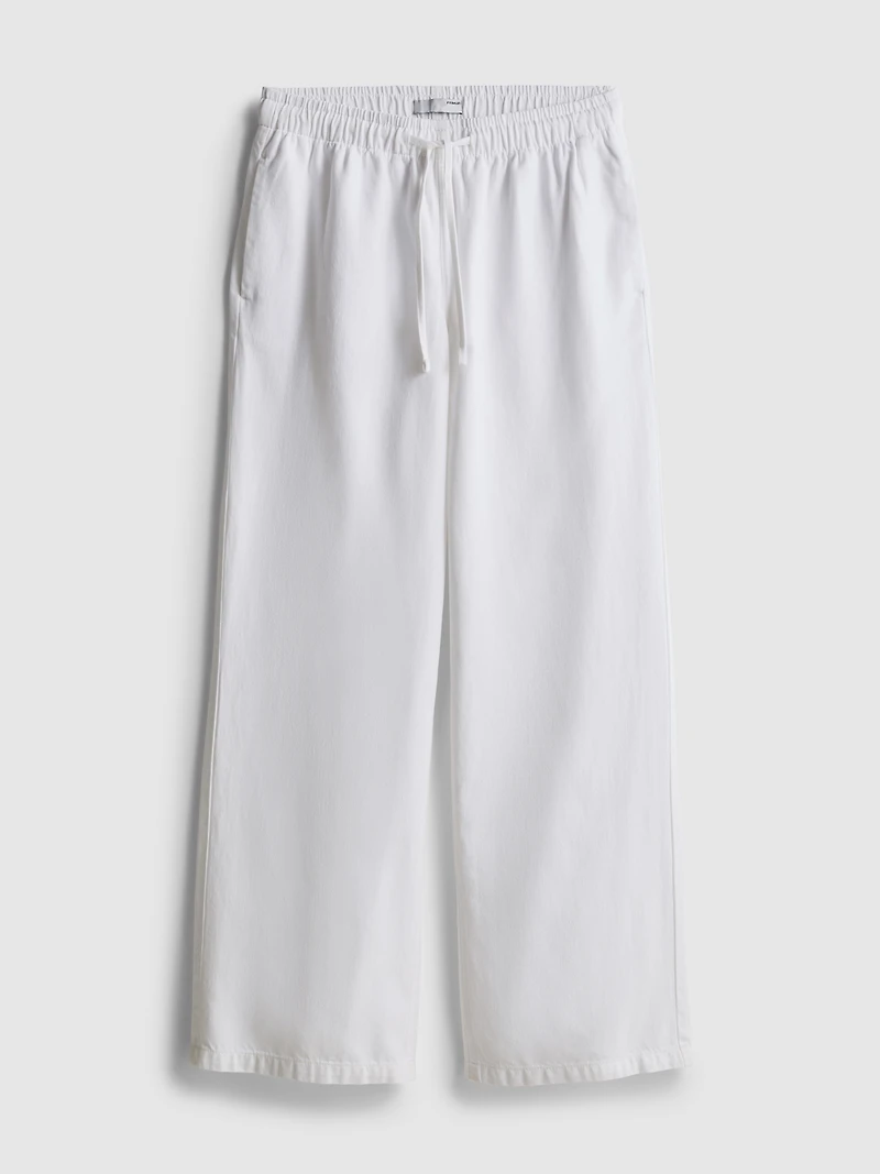 Straight-Leg Denim Joggers