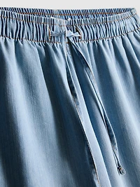 Straight-Leg Denim Joggers