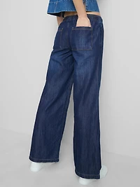 Straight-Leg Denim Joggers