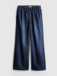Straight-Leg Denim Joggers