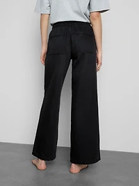 Straight-Leg Denim Joggers