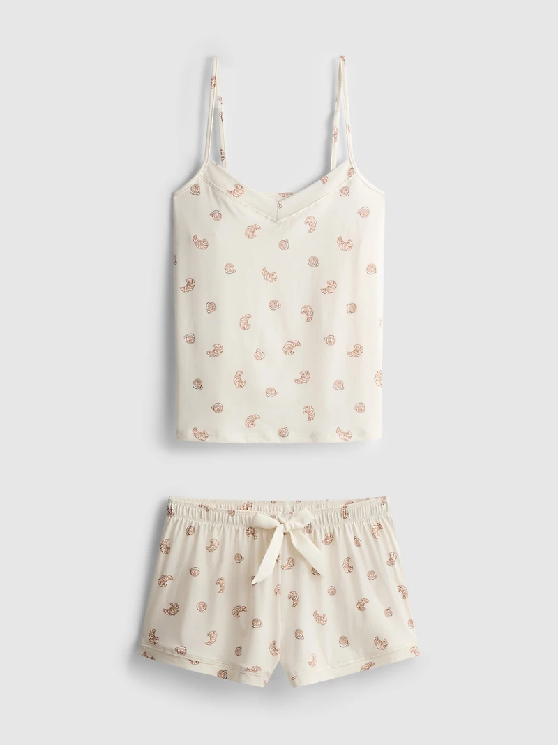 Printed Shorty Pajamas