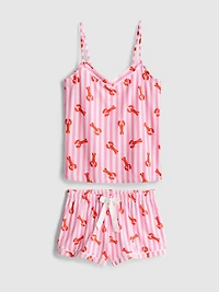 Printed Shorty Pajamas