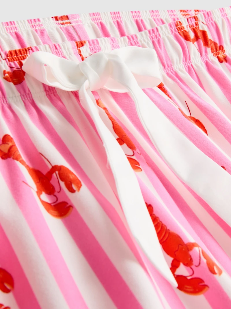 Printed Shorty Pajamas