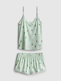 Printed Shorty Pajamas