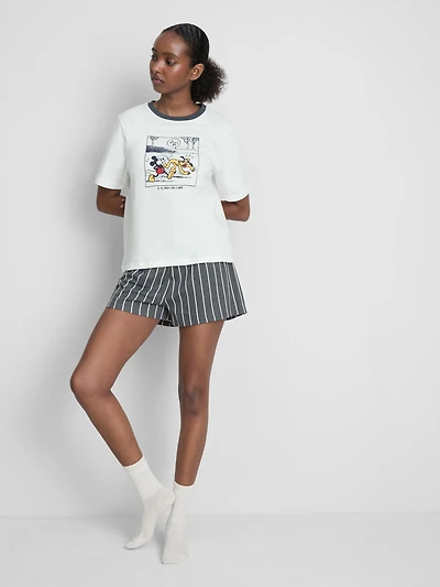 Disney’s Mickey Mouse Graphic Shorty Pajamas