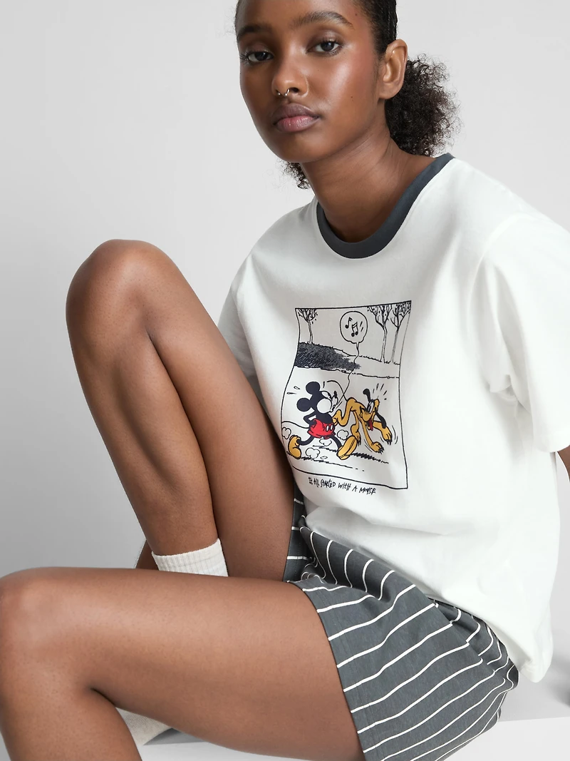 Disney’s Mickey Mouse Graphic Shorty Pajamas