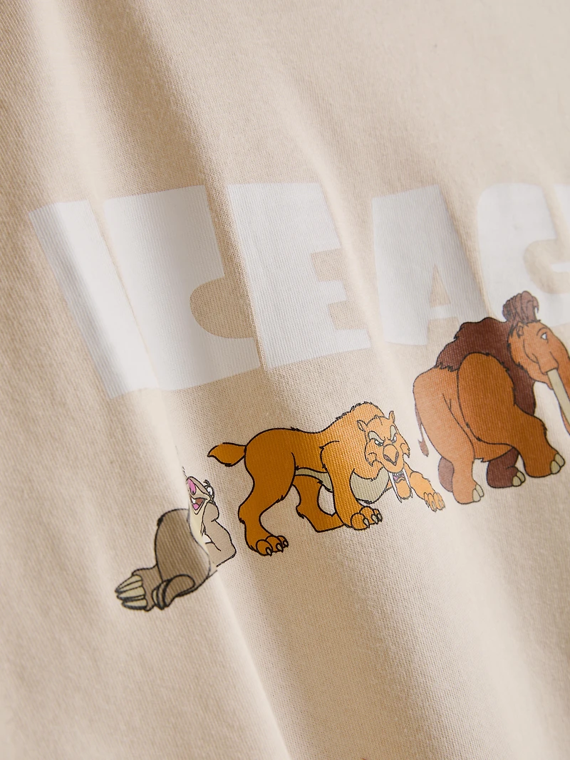 Disney’s Ice Age Cotton Graphic Shorty Pajamas