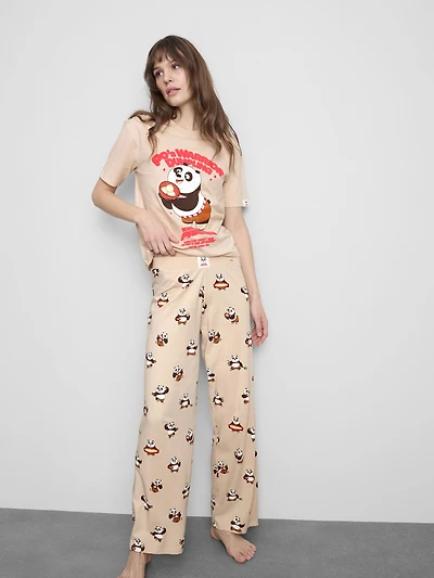 Kung Fu Panda Long Pajamas