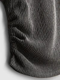 7-15yrs | Crinkle Ruched Blouse