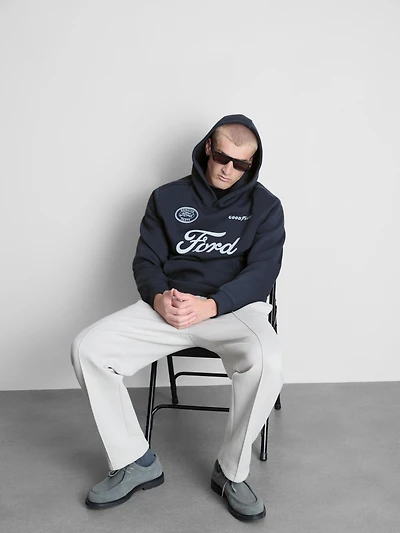 Ford X Goodyear Logo Hoodie