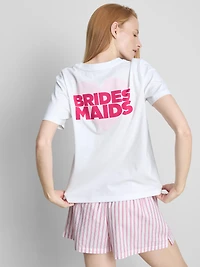 Bridesmaids Cotton Graphic Shorty Pajamas
