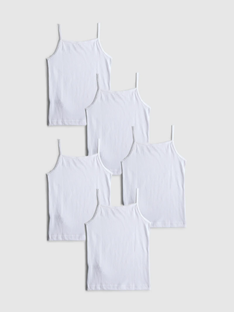 1.5-15yrs | 5pk Cami Tops