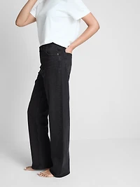 High-Waisted Straight-Leg Jeans