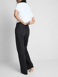 High-Waisted Straight-Leg Jeans