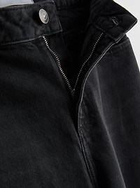 High-Waisted Straight-Leg Jeans