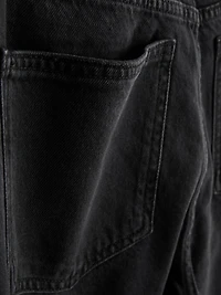 High-Waisted Straight-Leg Jeans