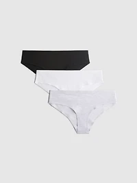 3pk Cotton Rich Invisible Brazilian Briefs