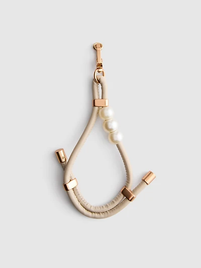 Faux Pearl Phone Charm