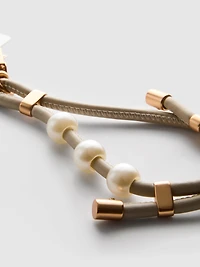 Faux Pearl Phone Charm