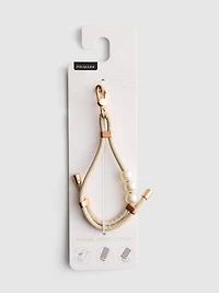 Faux Pearl Phone Charm