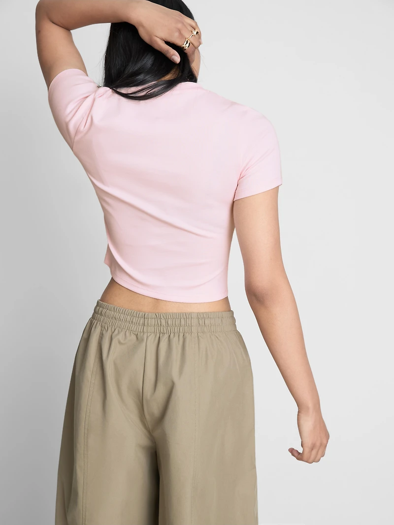 Cotton Embroidered Baby Tee