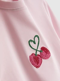 Cotton Embroidered Baby Tee