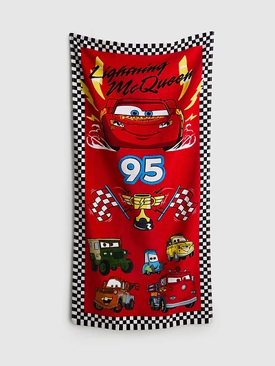 Disney's Cars Lightning McQueen Bath Towel