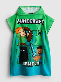 Minecraft Hooded Towel Poncho