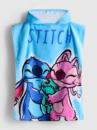 Disney's Stitch Hooded Terry Cloth Poncho