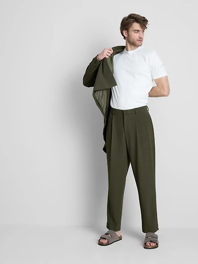 The Edit Plisse Pants