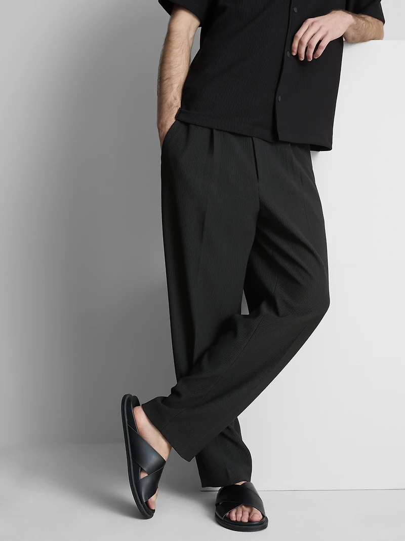 The Edit Plisse Pants