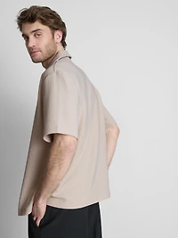 The Edit Plissé Shirt