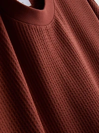 The Edit Short Sleeve Textured T-Shirt