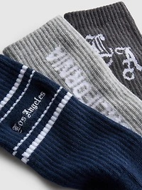 3pk City District Socks